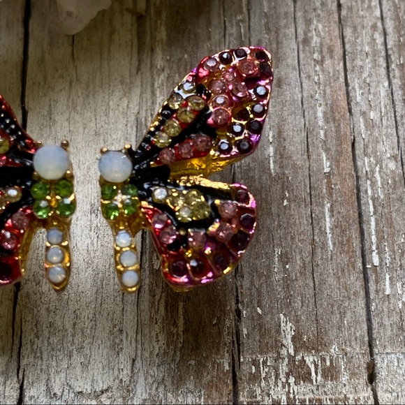 Free People Flutterby Earrings in Pink - Picture 6 of 7
